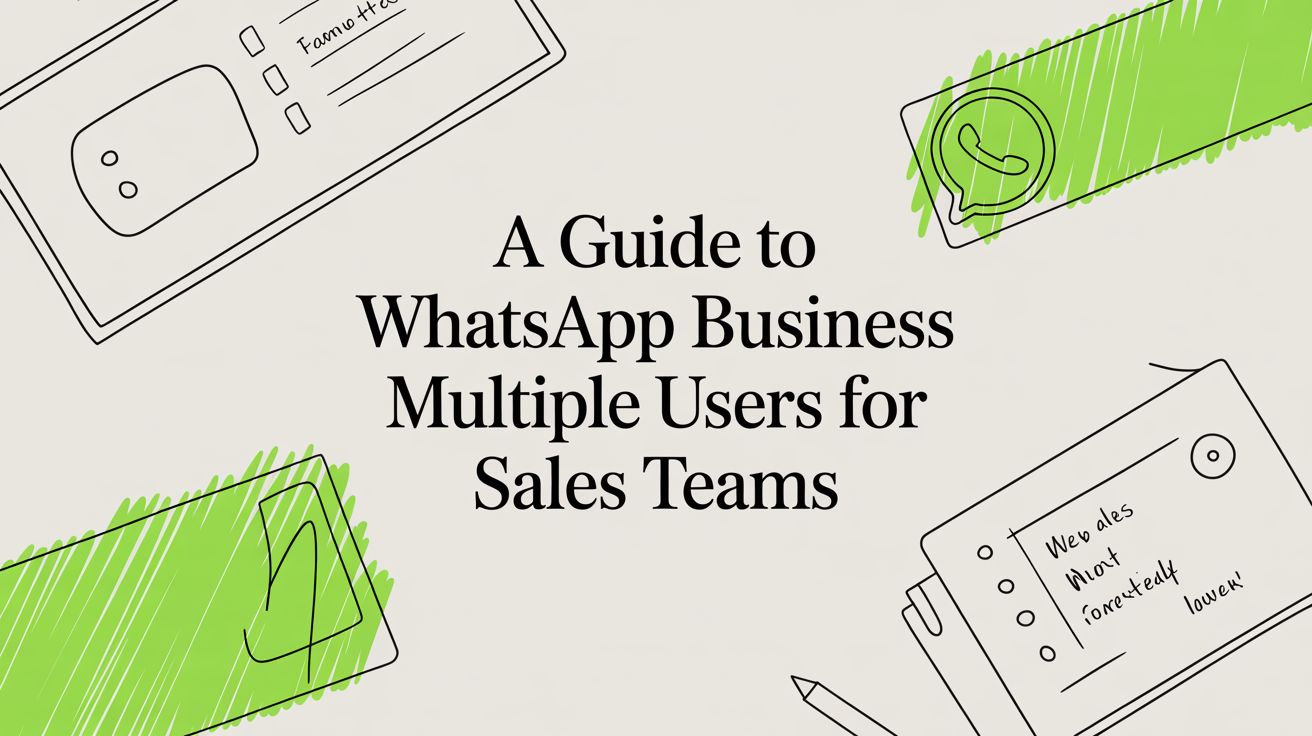A Guide to WhatsApp Business Multiple Users for Sales Teams